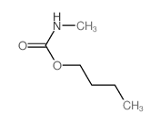 butyl N-methylcarbamate结构式