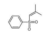 2-methylprop-1-enylsulfonylbenzene结构式