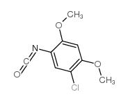 5-氯-2,4-二甲氧基苯基异氰酸酯结构式