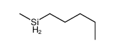 methyl(pentyl)silane Structure