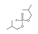 1-[fluoro(2-methylpropoxy)phosphoryl]oxy-2-methylpropane结构式