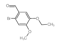 2-Bromo-5-ethoxy-4-methoxybenzaldehyde Structure