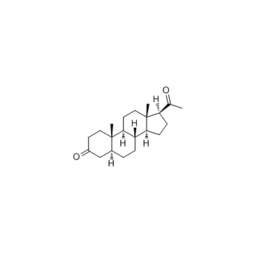5α-Dihydroprogesterone Structure