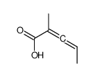 2-methylpenta-2,3-dienoic acid结构式