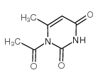 1-乙酰基-6-甲基-2,4(1h,3H-)-嘧啶二酮结构式