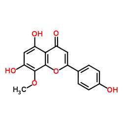 4'-Hydroxywogonin structure
