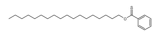 O-Octadecyl thiobenzoate结构式