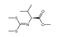 N-[bis(methylthio)methylene](L)-valine methyl ester Structure