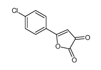 5-(4-chlorophenyl)furan-2,3-dione结构式