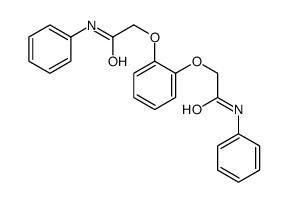 2-[2-(2-anilino-2-oxoethoxy)phenoxy]-N-phenylacetamide Structure