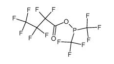 bis(trifluoromethyl)phosphinous heptafluorobutyric anhydride结构式