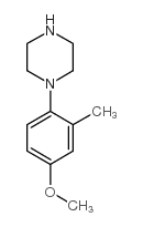 1-(4-甲氧基-2-甲基苯基)-哌嗪结构式