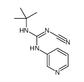 N'-cyano-N-(3-pyridyl)-N''-(t-butyl)guanidine Structure