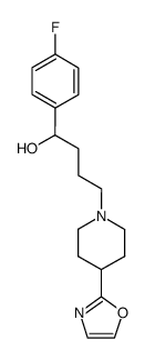 α-(p-fluorophenyl)-4-(2-oxazolyl)-1-piperidinebutanol Structure