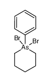 1Phenylarsenan-1,1-dibromid结构式