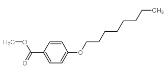 4-辛氧基苯甲酸甲酯结构式