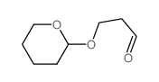 3-(oxan-2-yloxy)propanal结构式