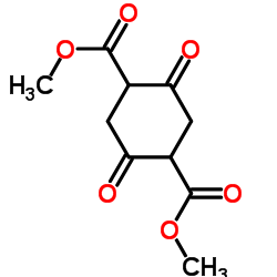 2,5-二甲氧酰基-1,4-环己二酮结构式