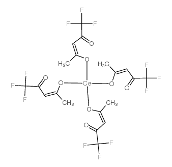 三氟乙酰丙酮铈(III)水合物结构式