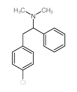 2-(4-chlorophenyl)-N,N-dimethyl-1-phenyl-ethanamine Structure