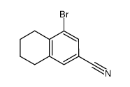 4-bromo-5,6,7,8-tetrahydronaphthalene-2-carbonitrile Structure