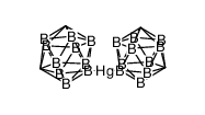 bis(1,7-dicarba-closo-dodecaboran(12)-yl-1)mercury Structure