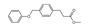 methyl 3-(4-(phenoxymethyl)phenyl)propanoate Structure