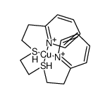{Cu(II)(1,8-bis(2-pyridyl)-3,6-dithiaoctane)}(2+) Structure
