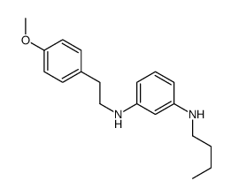 1-N-butyl-3-N-[2-(4-methoxyphenyl)ethyl]benzene-1,3-diamine结构式