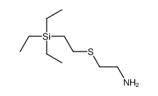 2-(2-triethylsilylethylsulfanyl)ethanamine Structure
