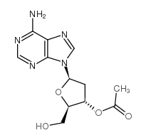 3'-o-acetyl-2'-deoxyadenosine Structure