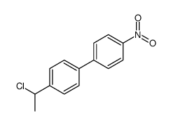 1-(1-chloroethyl)-4-(4-nitrophenyl)benzene结构式