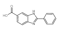 2-苯基-3H-苯并咪唑-5-羧酸结构式