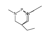 4-ethyl-2,6,7-trimethyl-2,6,7-triaza-1-phosphabicyclo[2.2.2]octane结构式