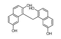 1-[(2,7-dihydroxynaphthalen-1-yl)methyl]naphthalene-2,7-diol Structure