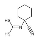 1-Cyanocyclohexanecarbamodithioic acid结构式