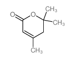 2H-Pyran-2-one, 5,6-dihydro-4,6,6-trimethyl-结构式