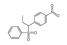 1-[1-(benzenesulfonyl)propyl]-4-nitrobenzene结构式