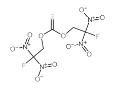 bis(2-fluoro-2,2-dinitro-ethoxy)methanethione结构式