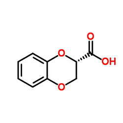 (S)-1,4-苯并二恶烷-2-甲酸结构式