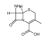 7-Aminodesacetoxycephalosporanic acid结构式