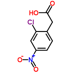 (2-Chloro-4-nitrophenyl)acetic acid Structure