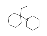 1-(1-ethylcyclohexyl)piperidine Structure
