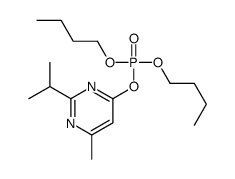 dibutyl (6-methyl-2-propan-2-ylpyrimidin-4-yl) phosphate Structure