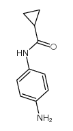 N-(4-氨基苯基)环丙烷羧酰胺结构式