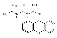 Guanidine,N-[imino[(1-methylethyl)amino]methyl]-N'-9H-xanthen-9-yl-结构式