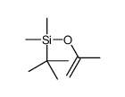 tert-Butyldimethyl(isopropenyloxy)silane结构式