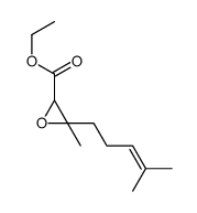 ethyl 3-methyl-3-(4-methylpent-3-enyl)oxirane-2-carboxylate结构式