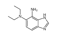 N6,N6-diethyl-1H-benzo[d]imidazole-6,7-diamine结构式