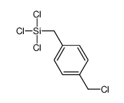 trichloro-[[4-(chloromethyl)phenyl]methyl]silane Structure